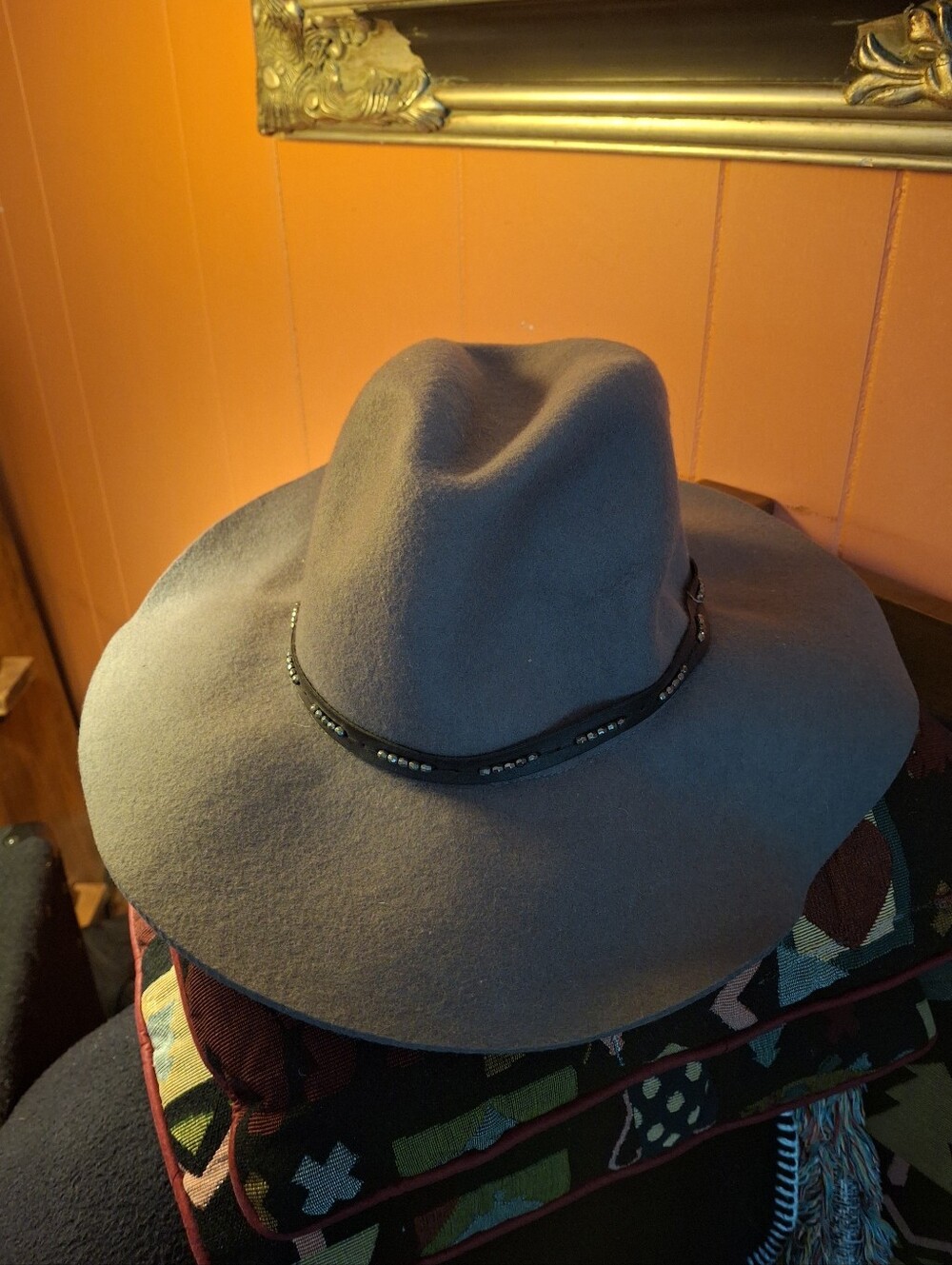 Lucky Brand Wool Felt Hat Gray New Without Original Tags Floppy BOHO One Size